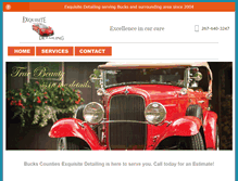 Tablet Screenshot of exquisitedetailing215.com